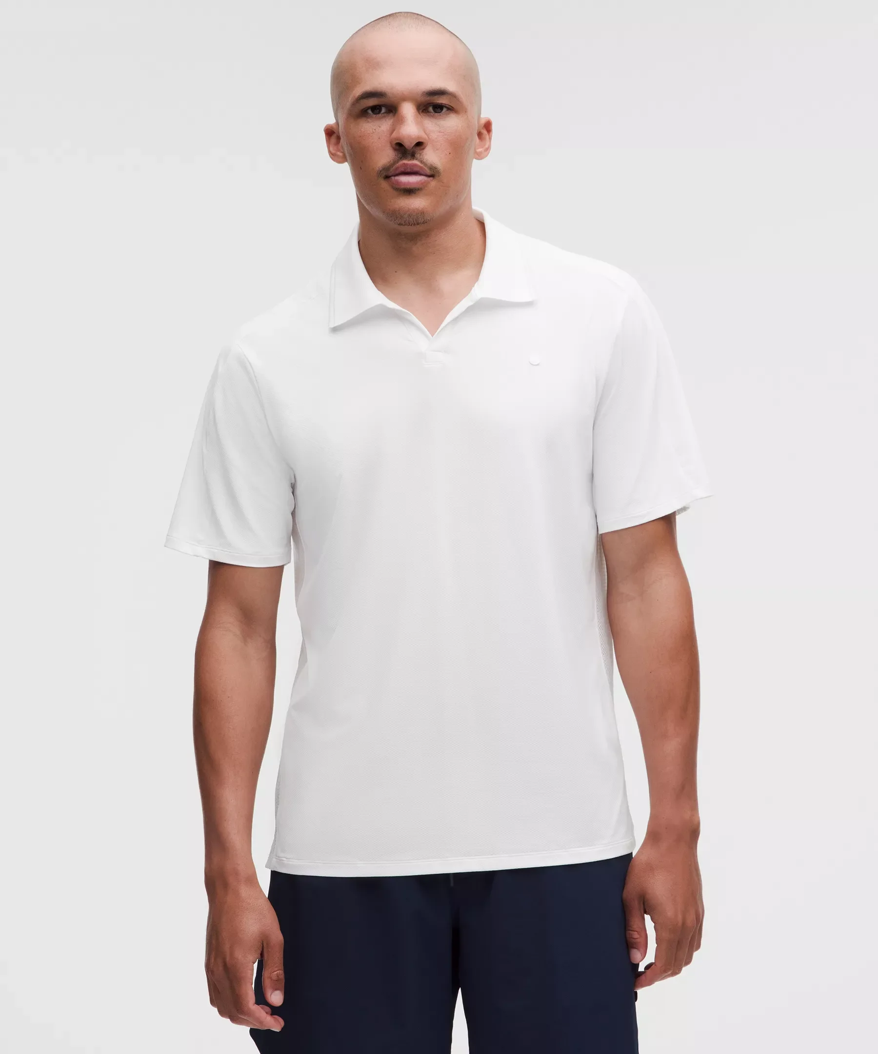 Mesh Panelled Tennis Polo Shirt - 1