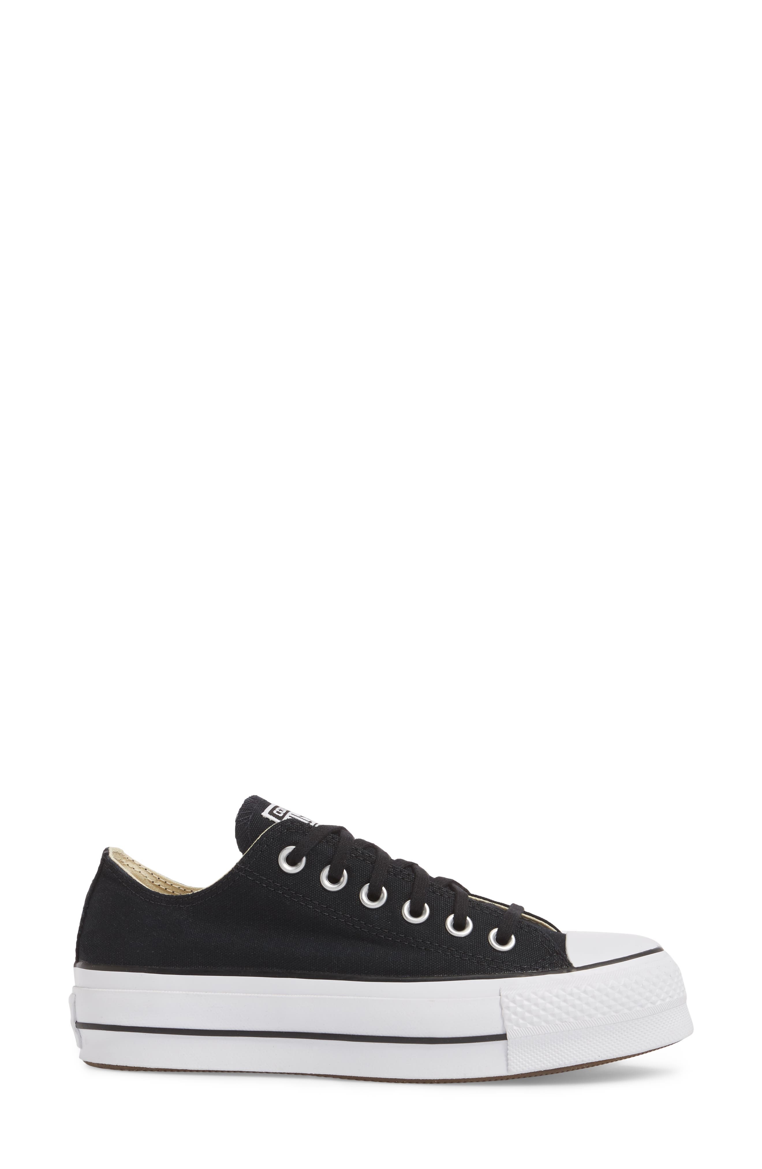 Converse Chuck Taylor® All Star® Platform Sneaker in Black/white/white at Nordstrom - 3