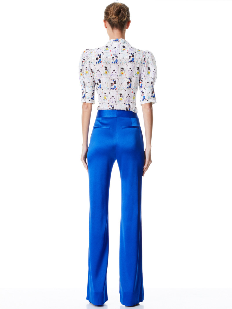 Alice + Olivia DEANNA HIGH WAISTED BOOTCUT PANT outlook