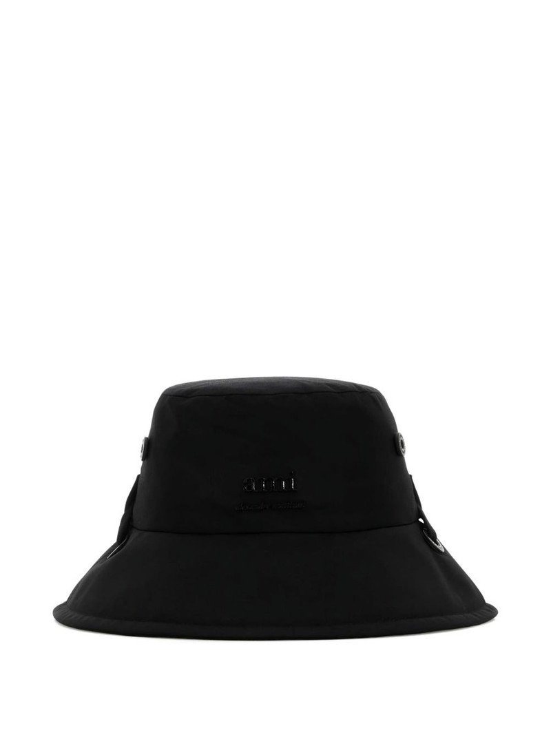 logo-plaque bucket hat 1