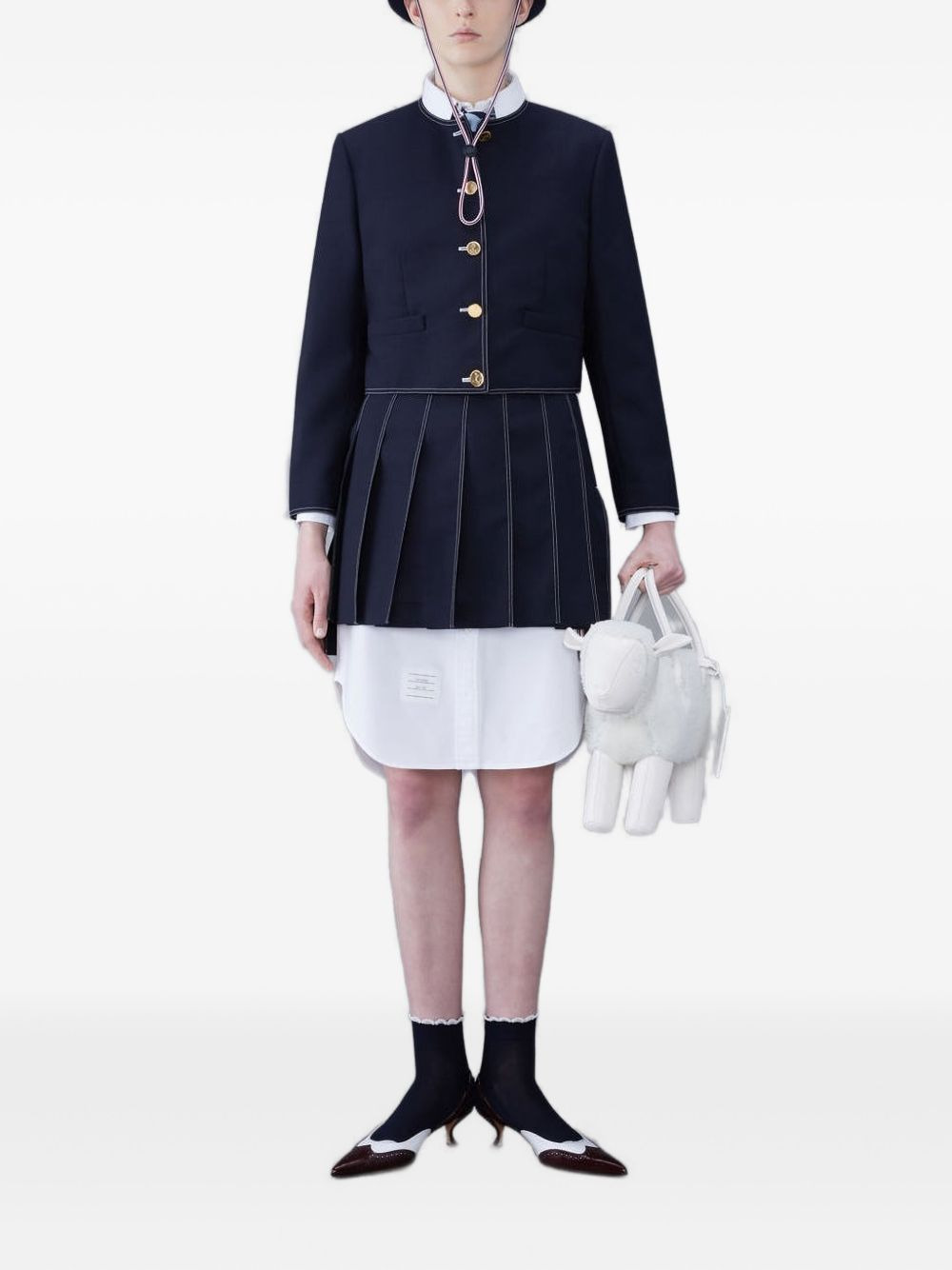 pleated mini skirt - 2