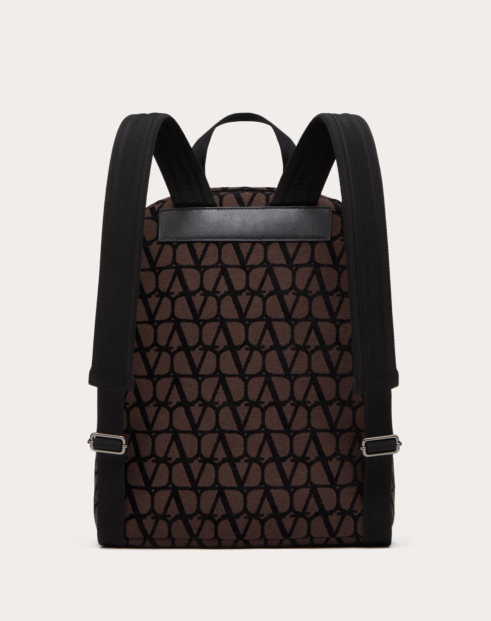 TOILE ICONOGRAPHE BACKPACK WITH LEATHER DETAILING - 4