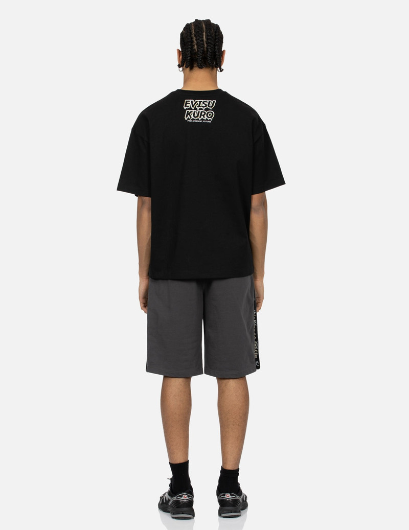 Side Zip Allover Paisley Print and Seagull Embroidery Regular Fit Sweat Shorts 6