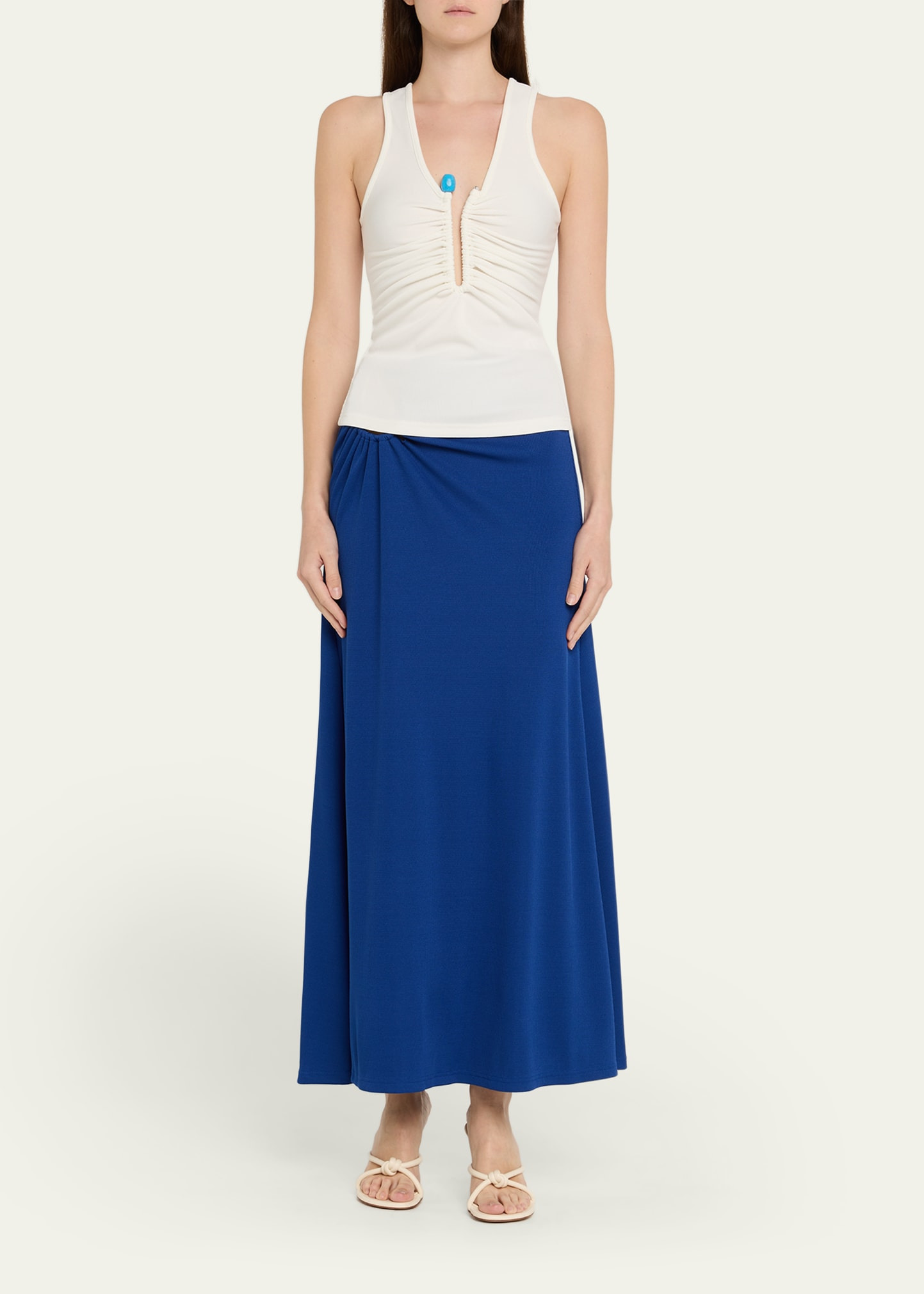 Crystal Pin Rib Tank Top - 2