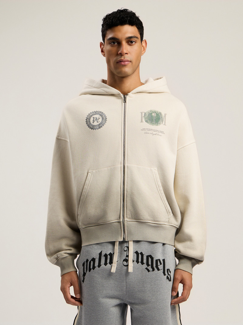 Dollar Zipped Loose Hoodie 3