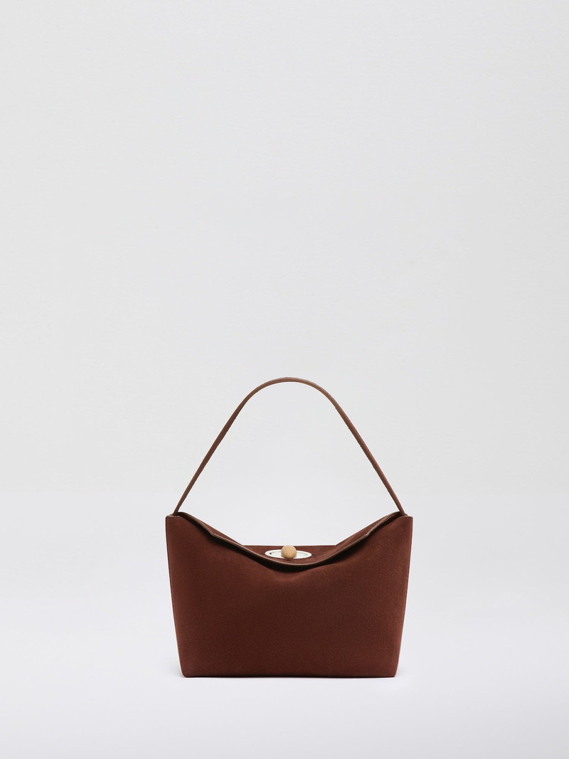 Turnlock Suede Mini Shoulder Bag 1