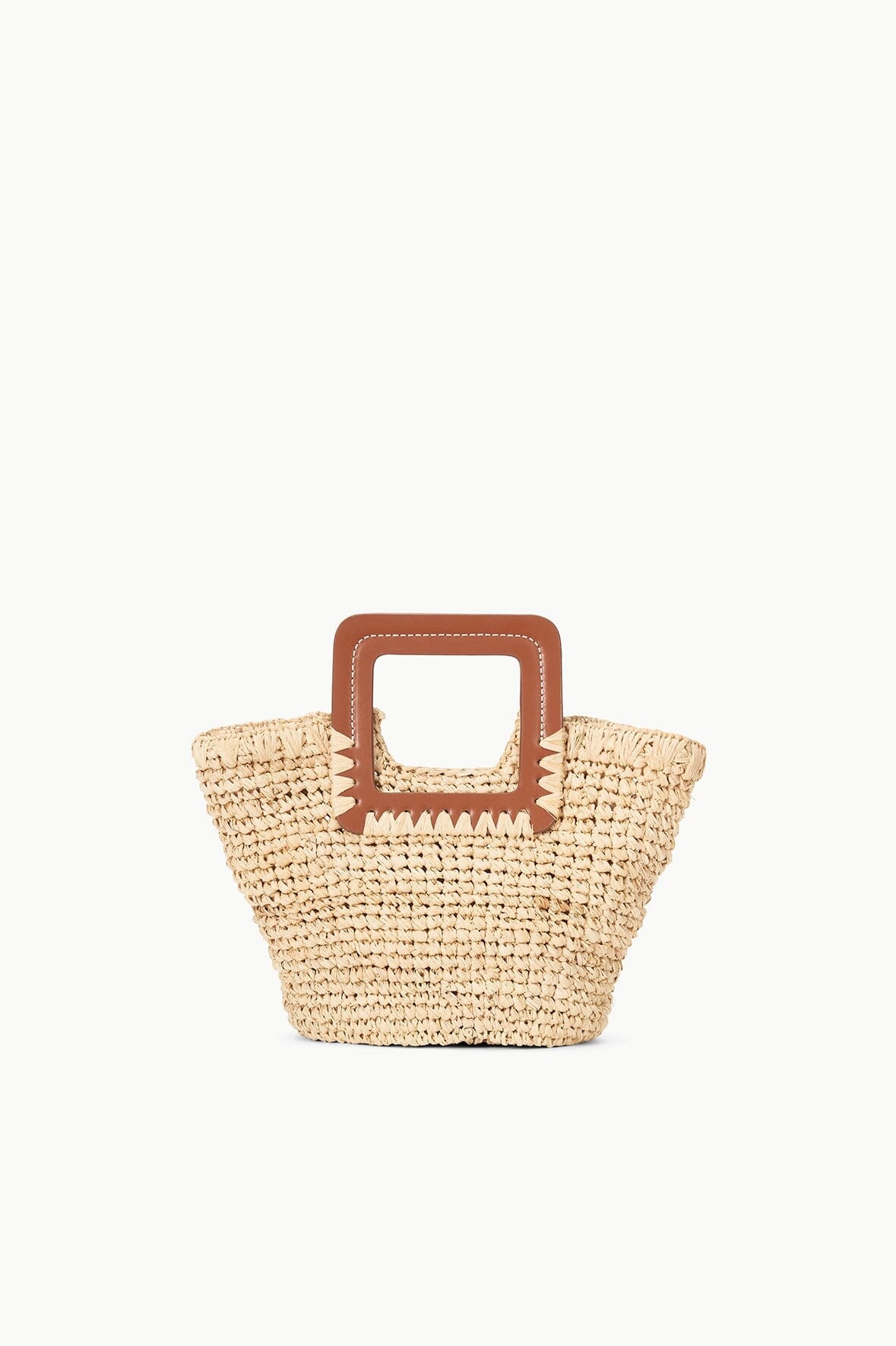 STAUD SHIRLEY MINI BUCKET BAG NATURAL TAN - 1