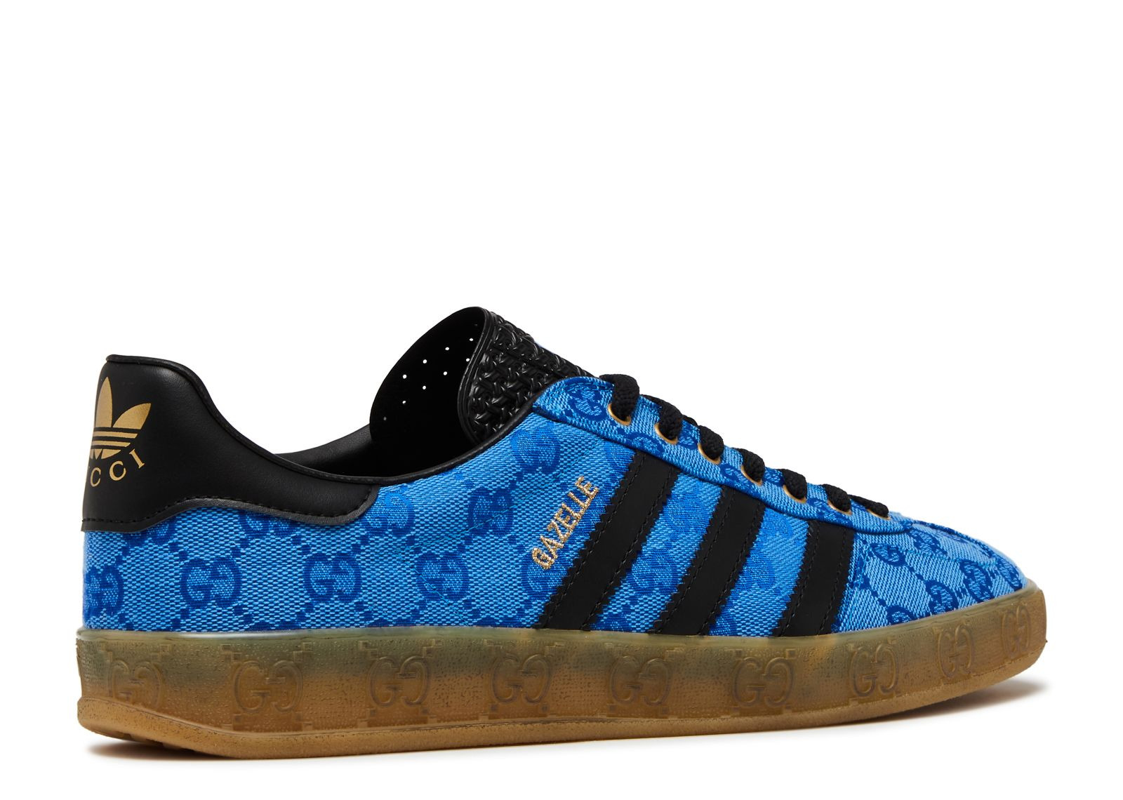 GUCCI X GAZELLE 'BLUE GG MONOGRAM' - 3