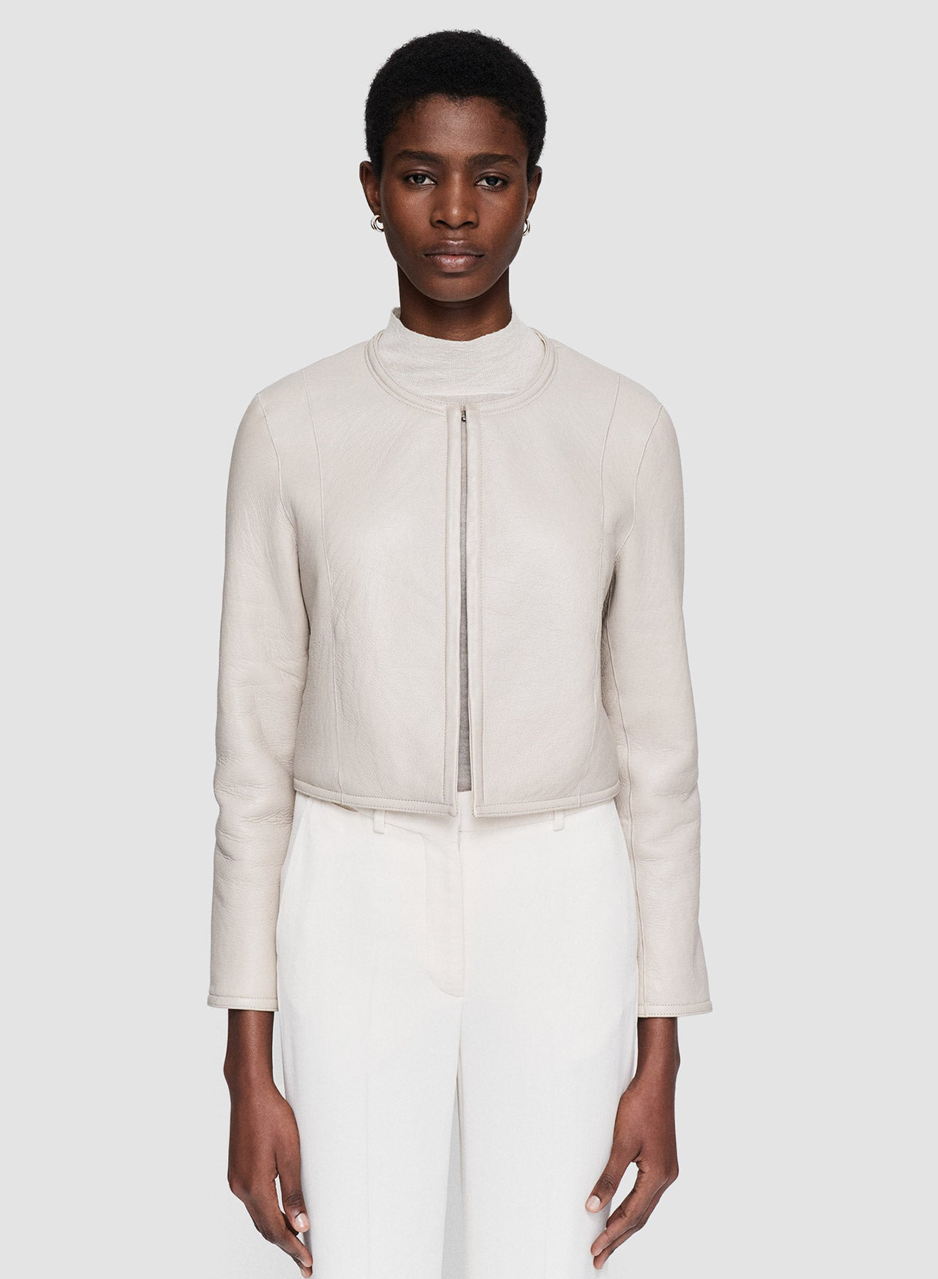 Maurice Embossed Shearling Jacket - 3
