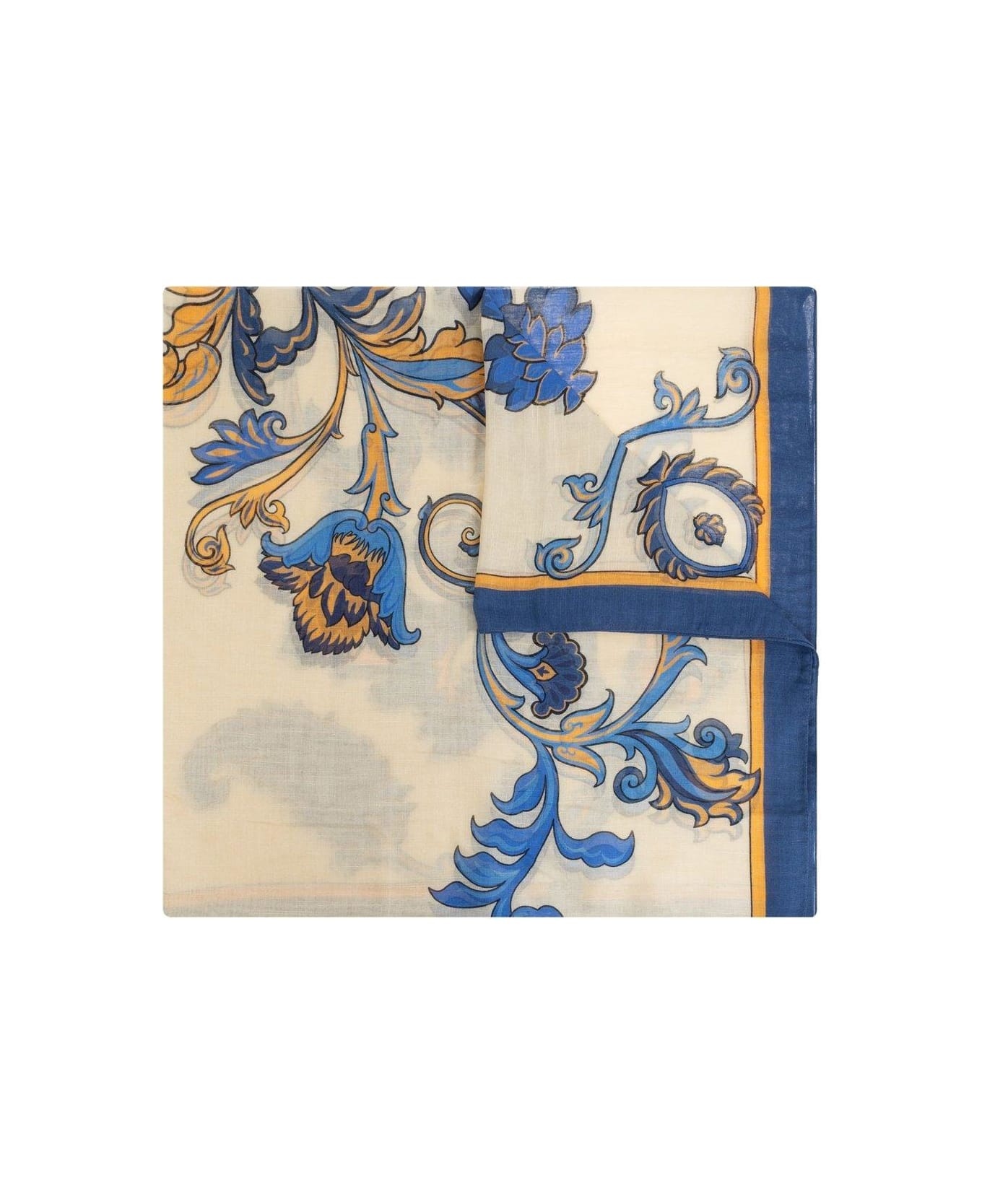 Floral Printed Scarf - 1