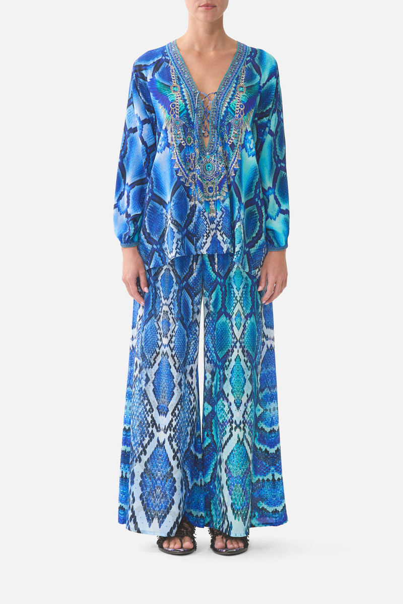CAMILLA SHIRRED WAIST PANT outlook