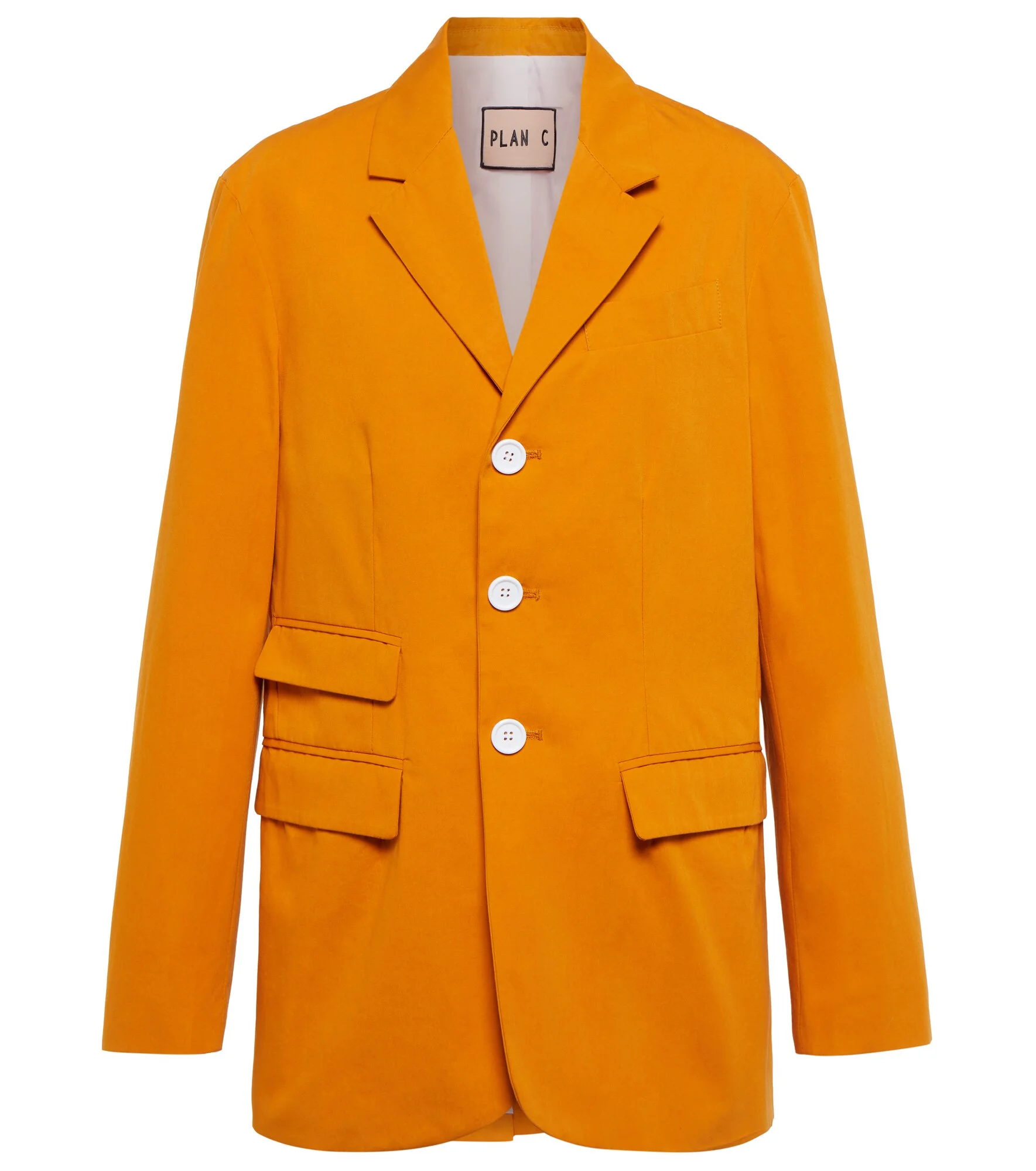 Cotton poplin blazer - 1