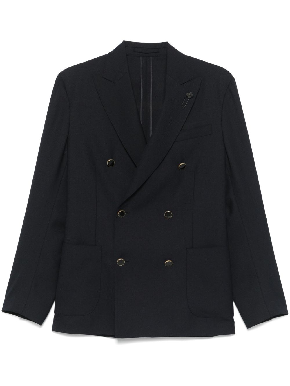 double-breasted blazer - 1