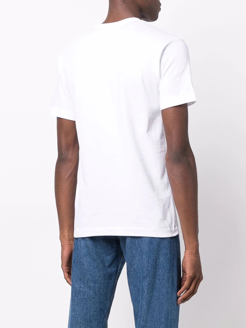 heart logo cotton T-shirt - 4