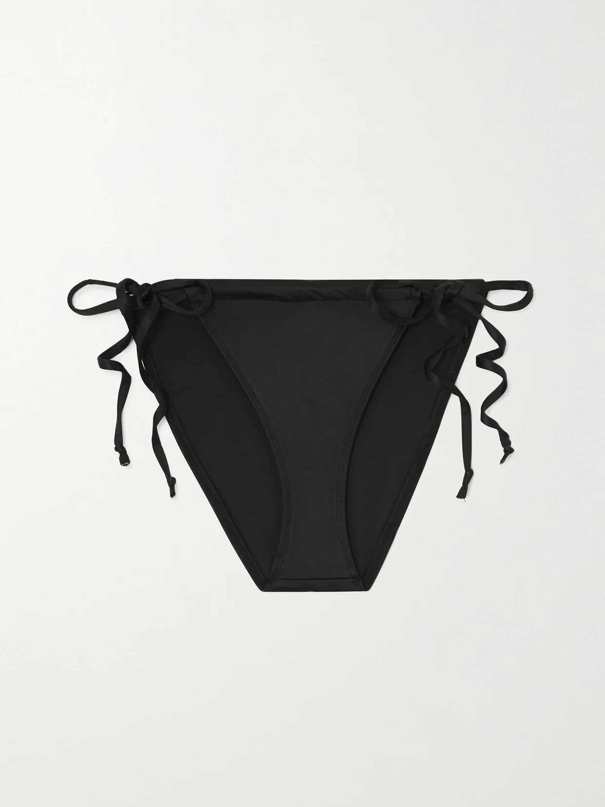 Tiny Ties Stretch-satin Bikini Briefs - 1