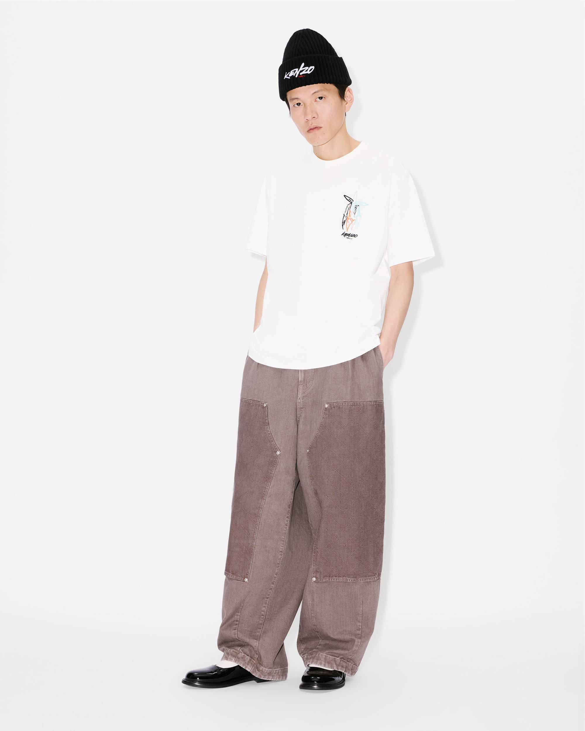 'Kenzo x Futura 2000' embroidered T-shirt in cotton - 5