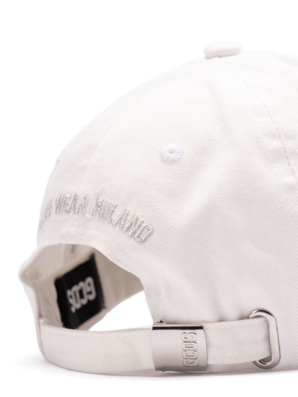 logo-embroidered cap - 3