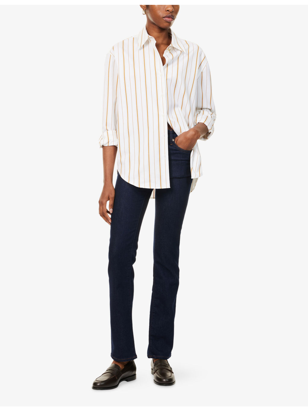 The Pencil Slim-Leg Stretch-Denim Jeans - 2