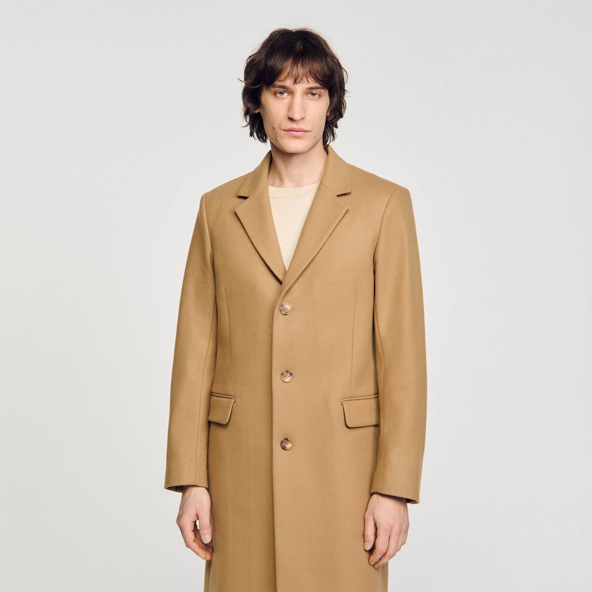 WOOL BROADCLOTH COAT - 5