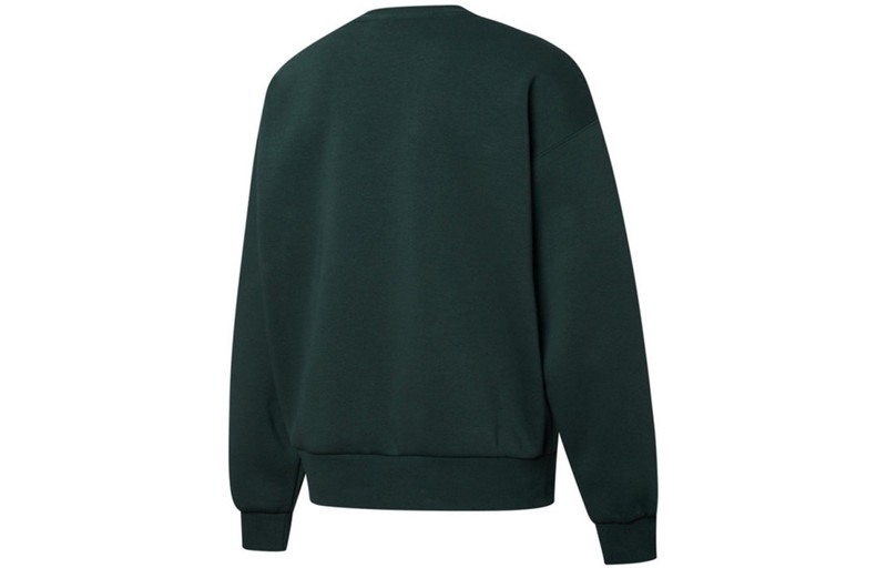 PUMA (WMNS) PUMA Logo Wellness Club Crewneck Sweatshirt 'Dark Green' 534398-80 outlook
