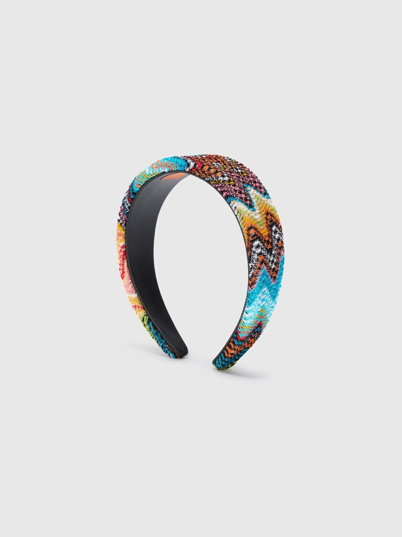 Missoni 100% Viscose Headband with Chevron Pattern outlook