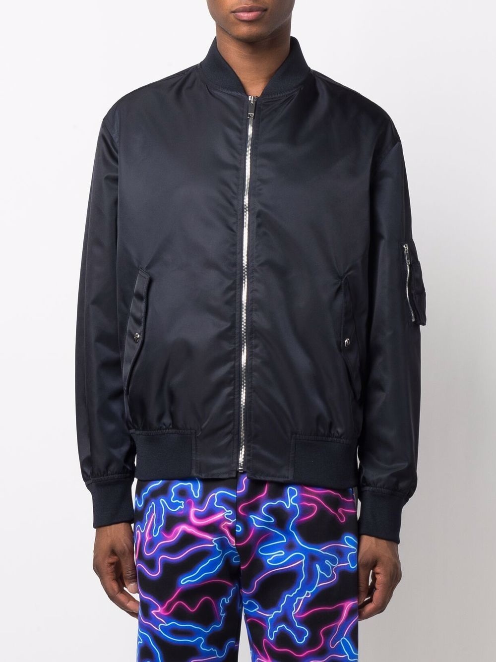 Neon Universe print bomber jacket - 4