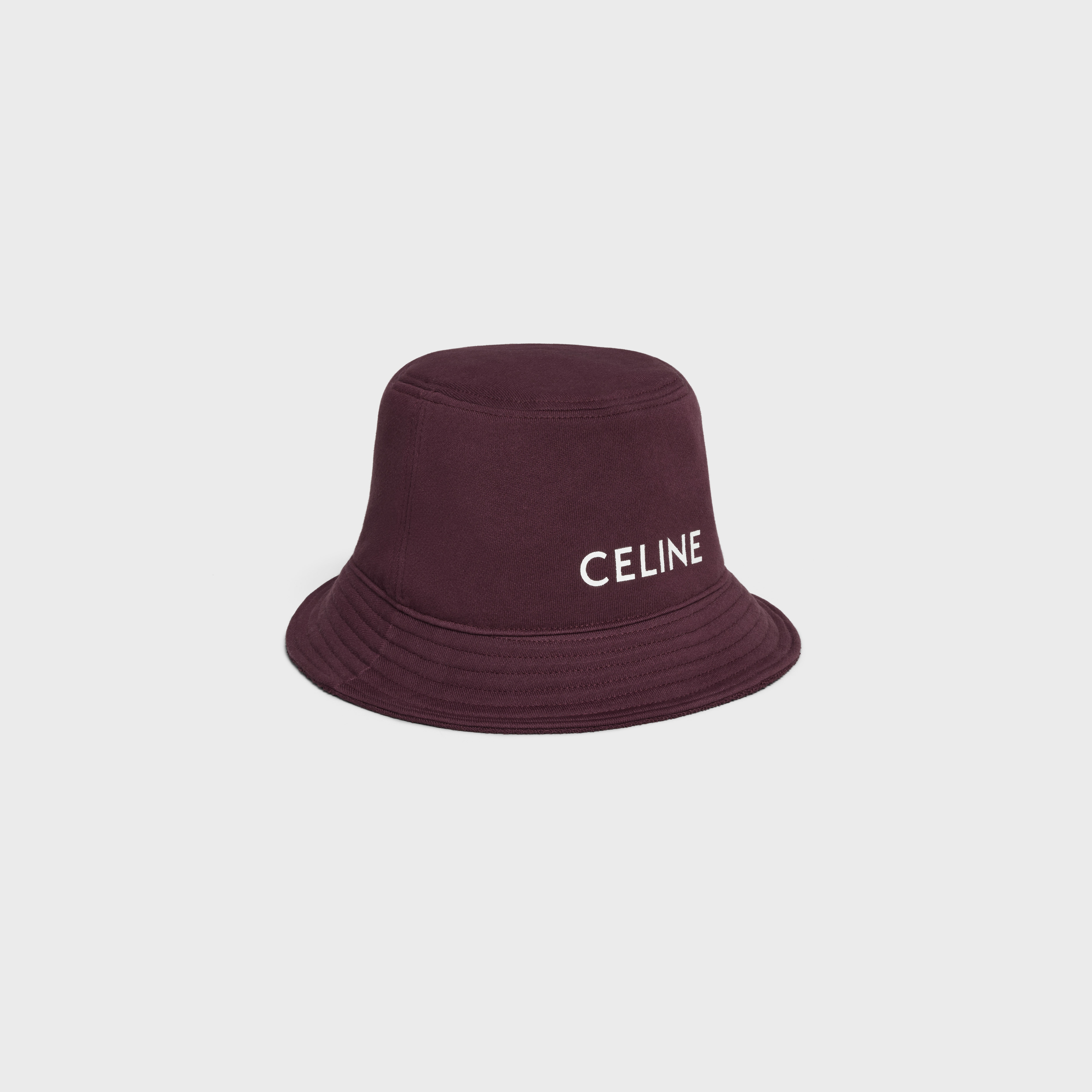 Celine bucket hat in cotton fleece - 2