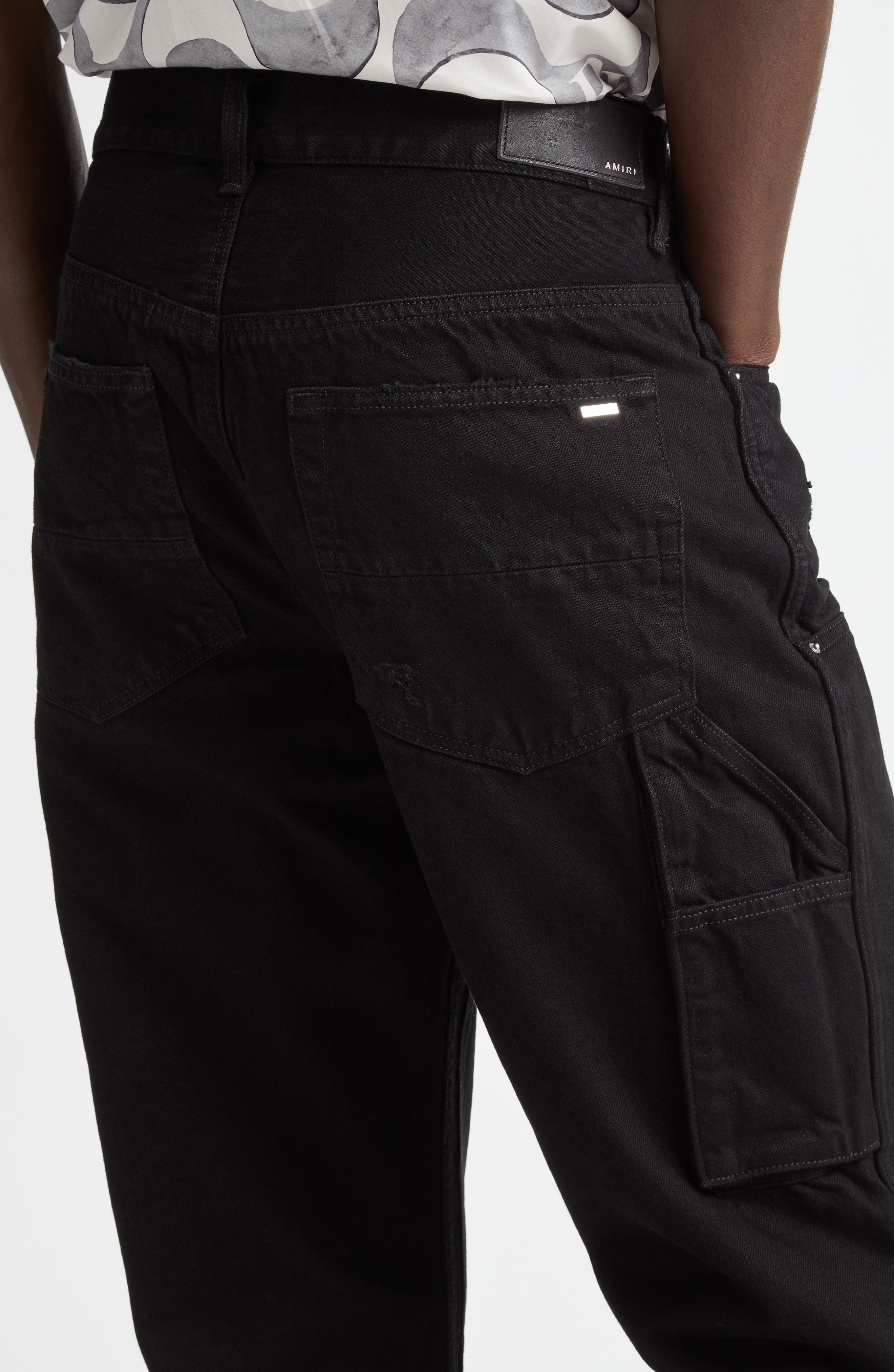 AMIRI Carpenter Jeans in Black Od at Nordstrom - 5