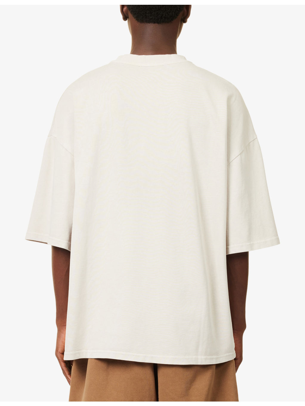 Boxy-Fit Crewneck Cotton T-Shirt - 4