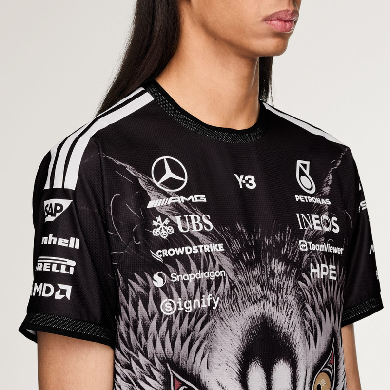 Y-3 MERCEDES - AMG PETRONAS FORMULA 1 TEAM DRIVER SHORT SLEEVE JERSEY 7