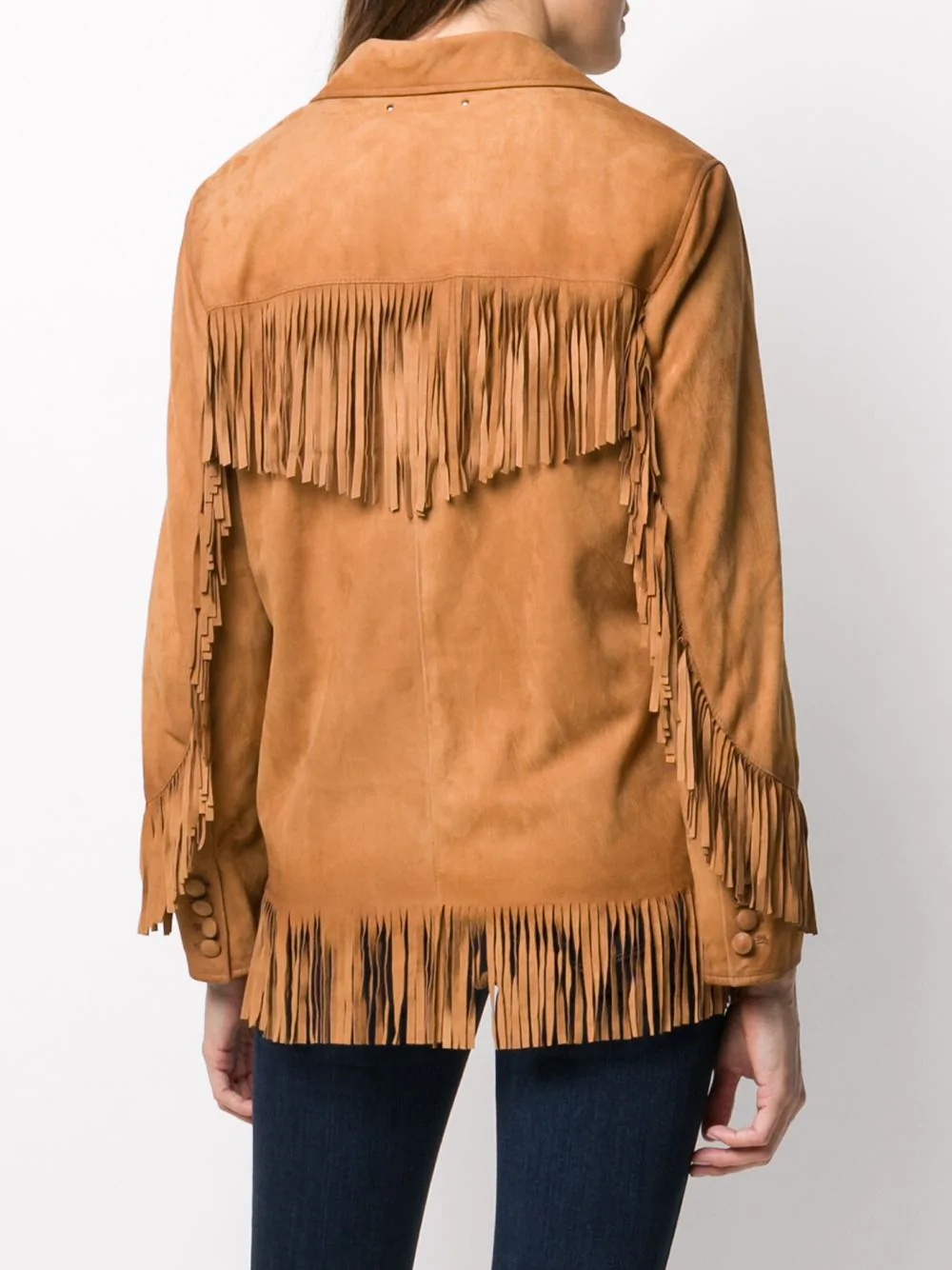 Esperanza fringed leather jacket - 4