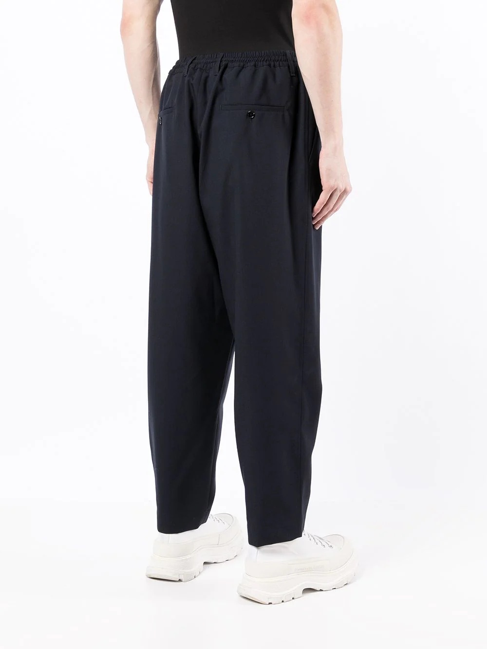 cropped tapered trousers - 4