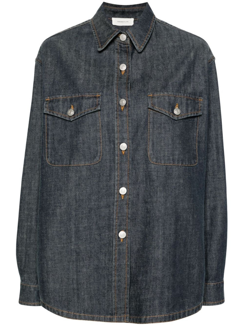 long-sleeve denim shirt 1