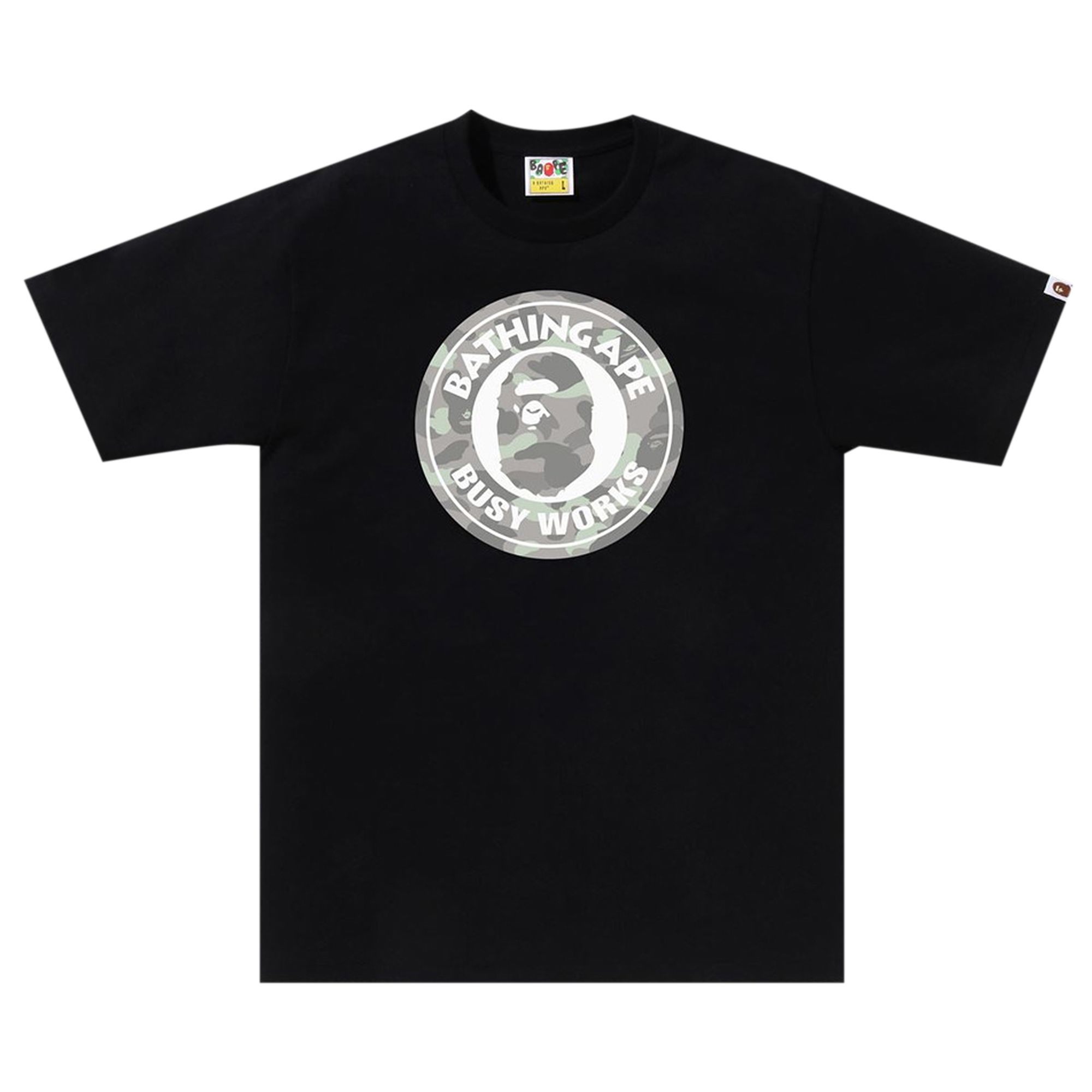 BAPE City Camo Busy Works Tee 'Black' - 1