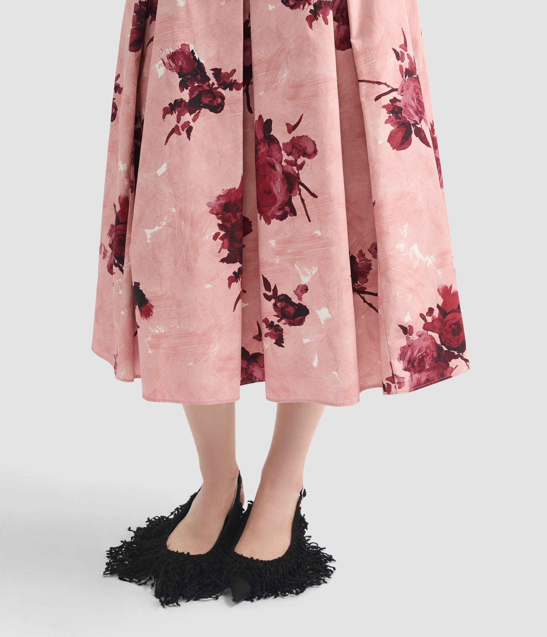 PLEATED MIDI SKIRT - 5