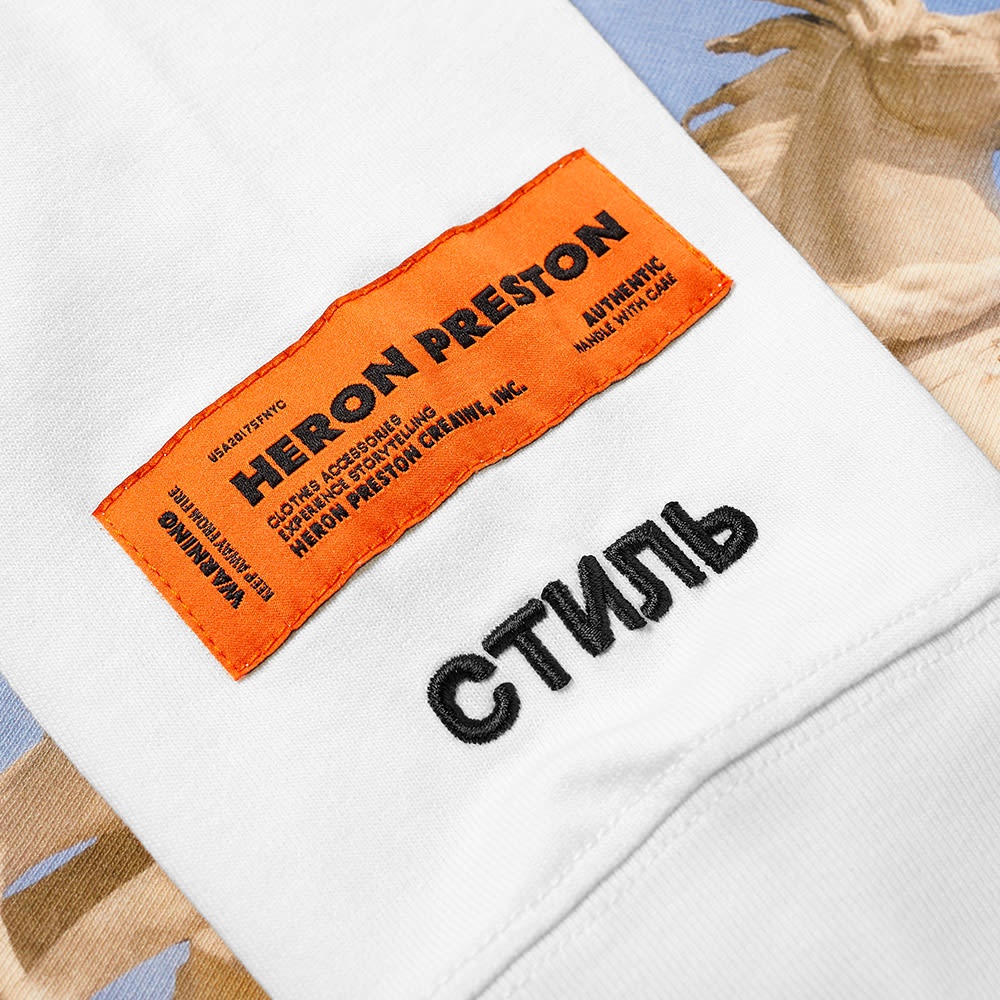 Heron Preston Long Sleeve Heron Workwear Print Tee - 2