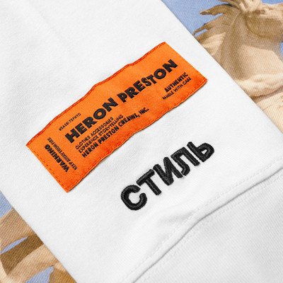 Heron Preston Heron Preston Long Sleeve Heron Workwear Print Tee outlook