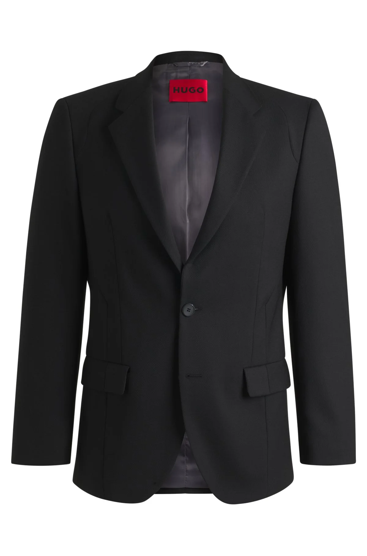 SLIM-FIT SUIT JACKET IN WOOL TWILL - 1