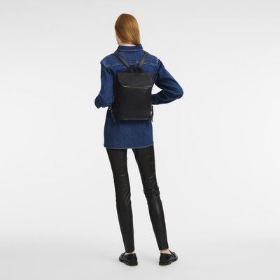 Longchamp Le Foulonné Backpack Black - Leather outlook