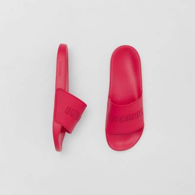 Burberry Embossed Logo Slides outlook