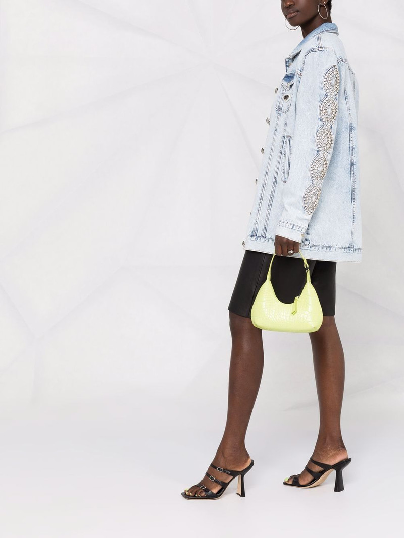 crystal-cable denim jacket 6