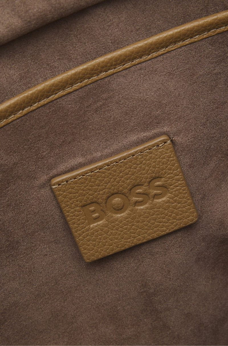 BOSS REVERS TOTE BAG IN SUEDE WITH BELT DETAIL 6