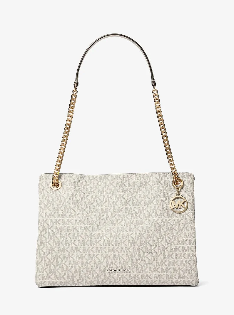 Christina Medium Signature Logo Messenger Bag - 1