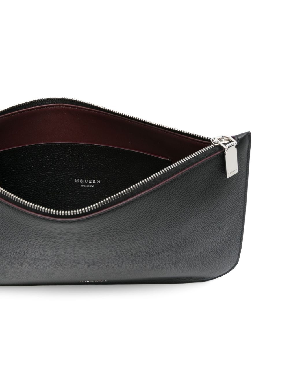 logo-lettering clutch bag - 5