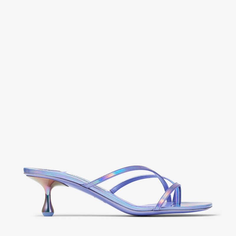 Etana Mule 50 Tanzanite Leather Mules - 1