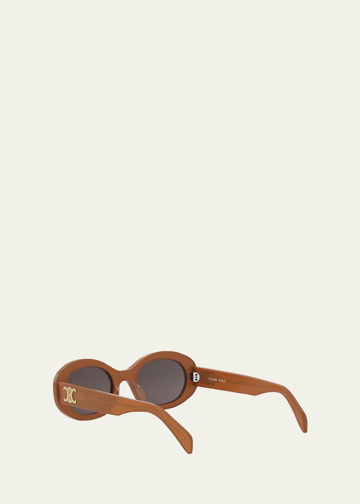 Triomphe Acetate Oval Sunglasses - 4