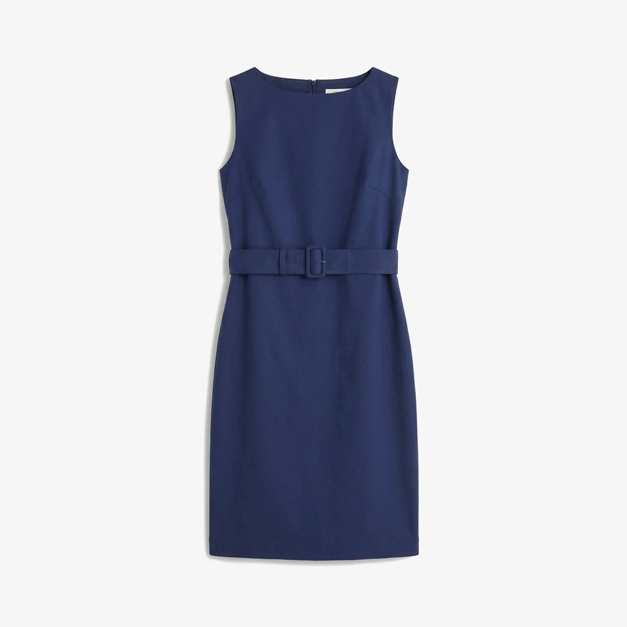 Cynthia Belted Dress - Italian Wool Twill - 1