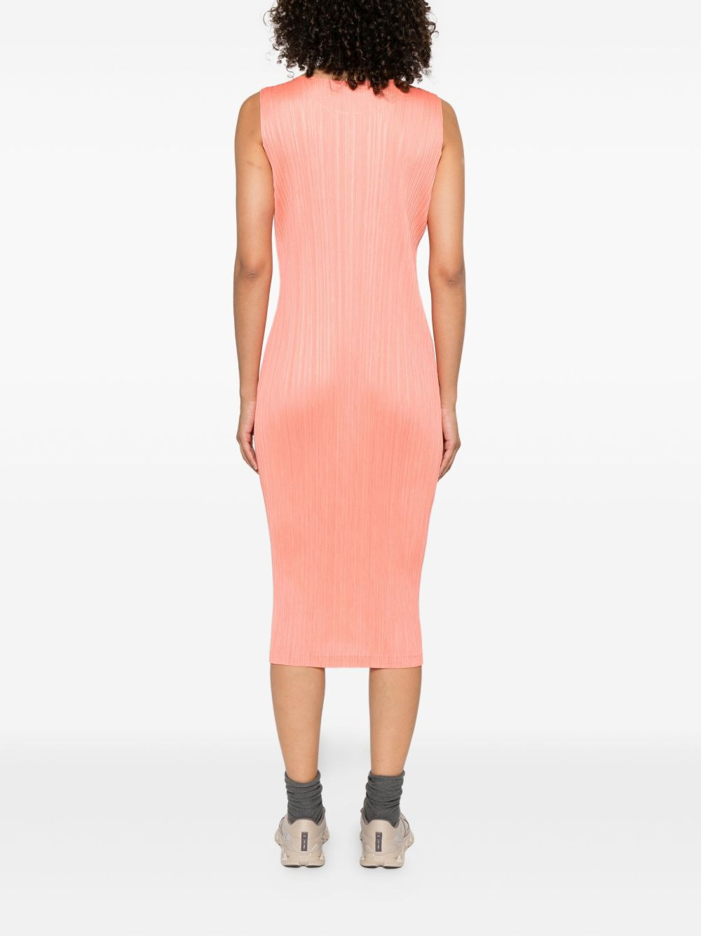 pleated midi dress - 4