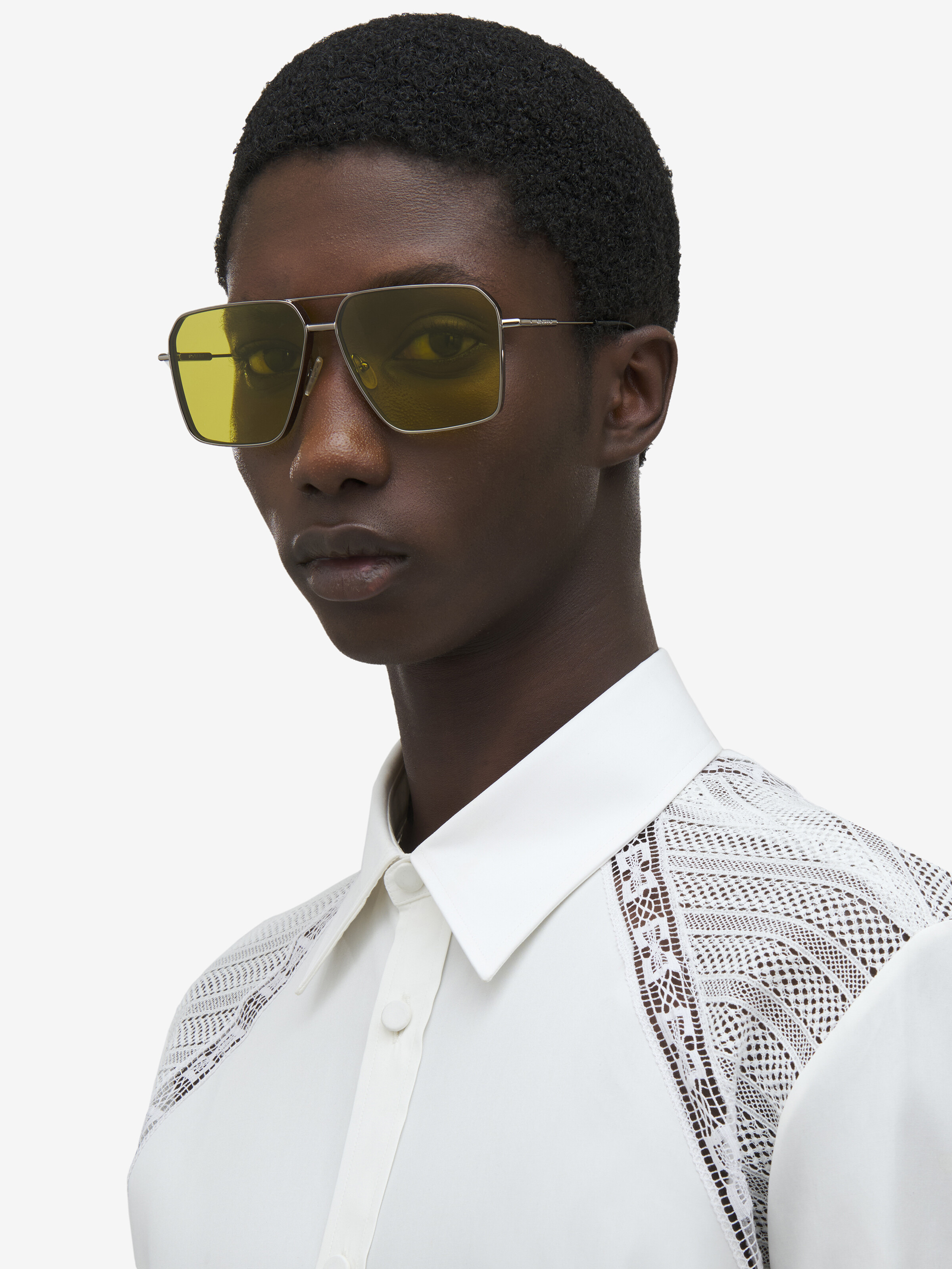 Metal T-Bar Navigator Sunglasses - 2