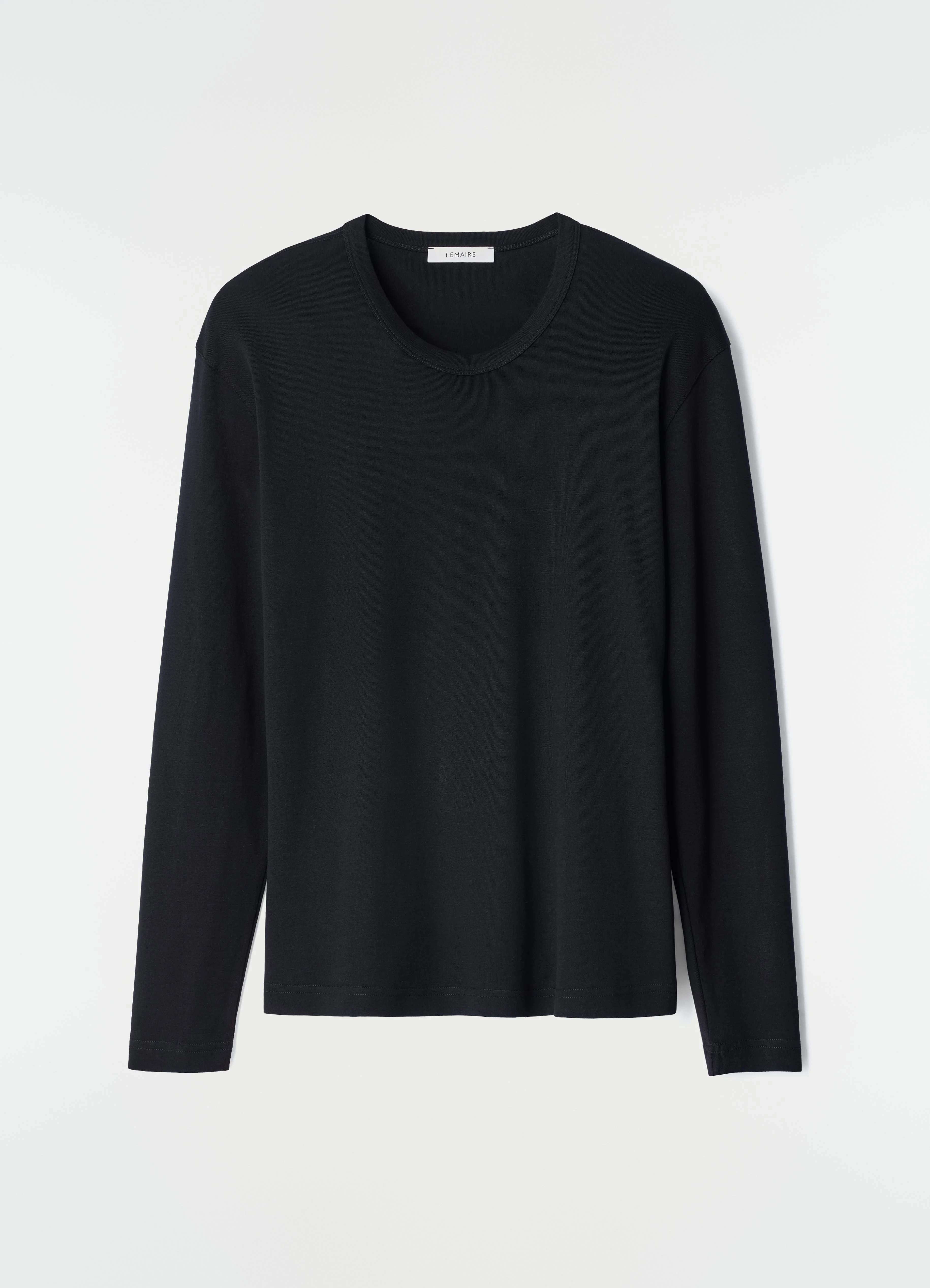 RIB LONG SLEEVE TOP IN JERSEY - 1